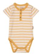 Bob - Bodysuit Bodies Short-sleeved Yellow Hust & Claire