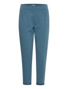 Ihkate Print Pa25 Bottoms Trousers Joggers Blue ICHI