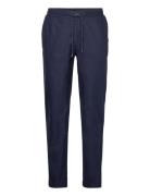 Oxford Drawstring Pants Bottoms Trousers Casual Navy Lindbergh