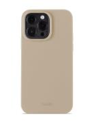 Silic Case Iph 14 Promax Mobiltilbehør-covers Ph Cases Beige Holdit