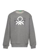 Sweater L/S Tops Sweat-shirts & Hoodies Sweat-shirts Grey United Color...