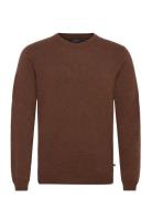 Mamordy Tops Knitwear Round Necks Brown Matinique