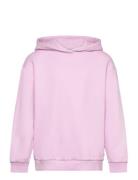 Over D Printed Hoody Tops Sweat-shirts & Hoodies Hoodies Pink Tom Tail...