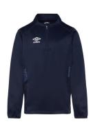 Liga Halfzip Jr Tops T-shirts Long-sleeved T-shirts Navy Umbro