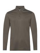 Polo Shirt Tops Polos Long-sleeved Green Emporio Armani