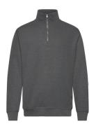 Half Zip Sweat Tops Sweat-shirts & Hoodies Sweat-shirts Grey Lindbergh