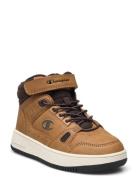 Rd18 Cord B Ps Mid Mid Cut Shoe Høye Sneakers Brown Champion