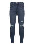 Rrstockholm Jeans Destroy Slim Fit Bottoms Jeans Slim Blue Redefined R...