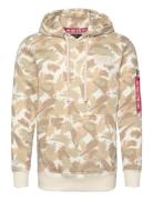 Back Print Hoody Camo Designers Sweat-shirts & Hoodies Hoodies Beige A...