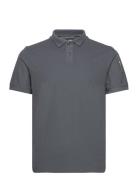 Spray Technical Polo Sport Polos Short-sleeved Grey Sail Racing