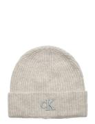 Thick Embroidery Beanie Accessories Headwear Beanies Cream Calvin Klei...