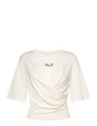 Jalya Tops T-shirts & Tops Short-sleeved Cream Baum Und Pferdgarten