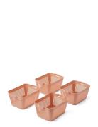 Makeeva Basket S 4-Pack Home Kids Decor Storage Storage Baskets Pink L...