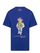 Polo Bear Cotton Jersey Tee Tops T-shirts Short-sleeved Blue Ralph Lau...