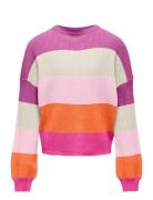 Konsandy L/S Stripe Pullover Cp Knt Tops Knitwear Pullovers Multi/patt...