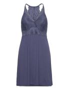 Night Dress Nattkjole Blue Rosemunde