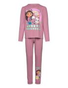 Nmfsaba Gabby Ls Nightset Noos Sky Pyjamas Sett Pink Name It