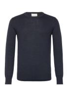 Bs Jupiter Regular Fit Knitwear Tops Knitwear Round Necks Navy Bruun &...