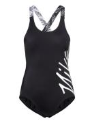 Nike G Crossback Piece Scr Badedrakt Badetøy Black NIKE SWIM