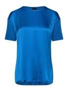 Esandy Tops T-shirts & Tops Short-sleeved Blue BOSS