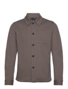 Superflex Overshirt Tops Overshirts Brown Lindbergh