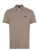 Paddy Pro Sport Polos Short-sleeved Beige BOSS