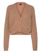 Sarendety Tops Knitwear Cardigans Beige HUGO