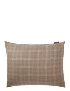 White/Brown Checked Cotton Flannel Pillowcase Home Textiles Bedtextile...