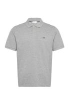 Reg Emb Archive Shield Polo Tops Polos Short-sleeved Grey GANT