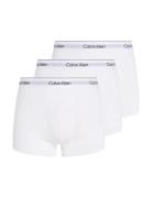 Trunk 3Pk Boksershorts White Calvin Klein