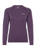 Core Dry Active Comfort Ls W Sport T-shirts & Tops Long-sleeved Purple...