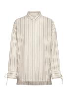 Ihrandalin Sh Tops Shirts Long-sleeved Cream ICHI