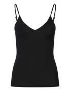 Camisole Wool Topp Black Lindex