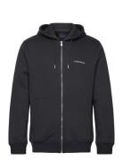 Logo Sweat Hoodie Tops Sweat-shirts & Hoodies Hoodies Navy Lindbergh