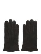 Suede Gloves Hansker Black Amanda Christensen