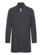 Wool Coat Ullfrakk Frakk Navy Tom Tailor