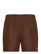 Nike 5" Volley Short Solid Sport Shorts Brown NIKE SWIM