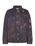 Rene Holm Jacket Dongerijakke Denimjakke Purple Hosbjerg