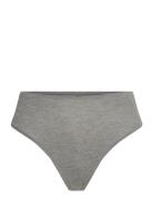 Brief Thong High Cotton Stringtruse Undertøy Grey Lindex