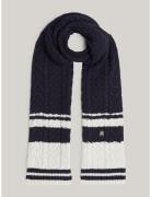 Th Naval Cable Scarf Accessories Scarves Winter Scarves Navy Tommy Hil...