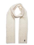 Cable-Knit Wool-Cashmere Scarf Accessories Scarves Winter Scarves Crea...