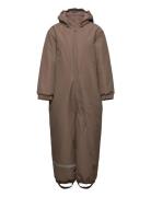 Snow Suit Solid Outerwear Coveralls Snow-ski Coveralls & Sets Brown Mi...