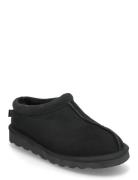 Rhbrisbane Shearling Band Slippers Slippers Tøfler Black Rosemunde