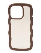 Wavy Case Iph 15 Pro Mobiltilbehør-covers Ph Cases Brown Holdit