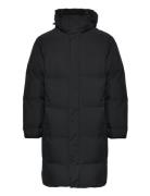 Recycled Padded Coat Parkas Jakke Black Lindbergh