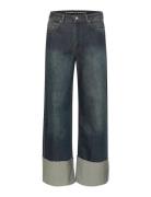 Dalvimw 139 High Wide Bottoms Jeans Wide Navy My Essential Wardrobe