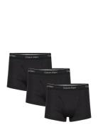 Trunk 3Pk Boksershorts Black Calvin Klein