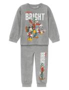 Nmmsilva Mickey Ls Nightset Wdi Pyjamas Sett Grey Name It