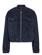 Nmcord Jade L/S Bomber Corduroy Jacket Bomberjakke Navy NOISY MAY