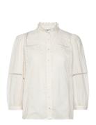 Shirt Tamie Tops Blouses Long-sleeved Cream Ba&sh